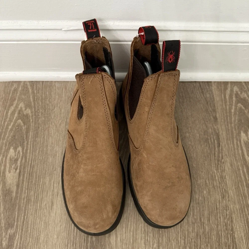 Redback Mesa Chelsea Boots Brown Leather Men's UK 7.5 US 8.5 Women's 10 Soft Toe - Picture 5 of 11